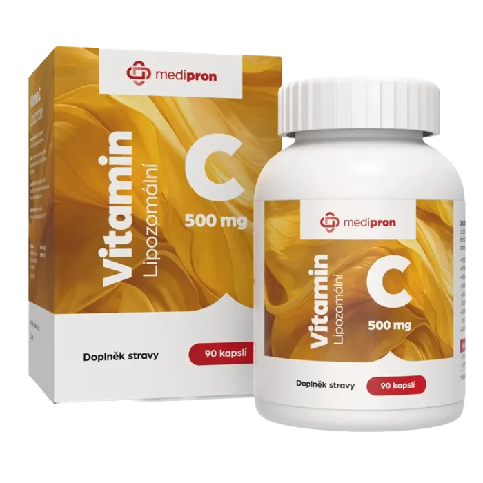 medipron Lipozomální vitamin C 500 mg 90 kapslí